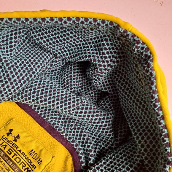 Bright Yellow Under Armour Hoodie - Picture 6 of 7